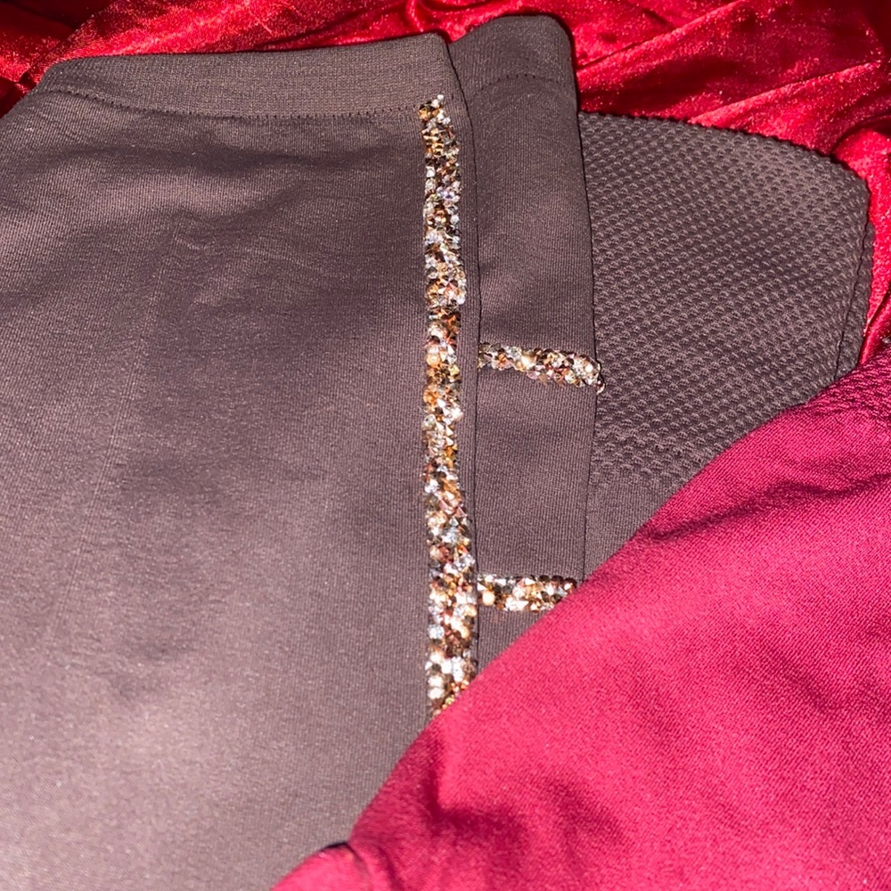 Stone strip leggings